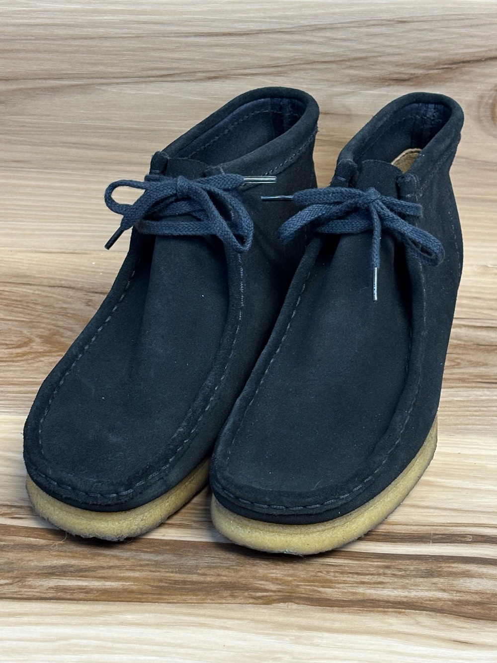 Clarks Wallabee Boot - Black suede Men’s size 7.5